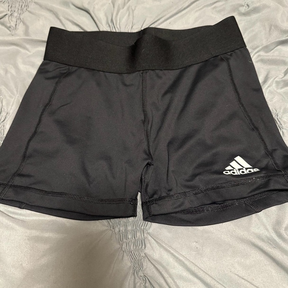 Adidas Women's Black Athletic Spandex Shorts